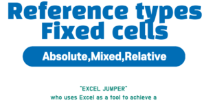 This is a thumbnail picture of the description of the Excel reference functions for fixing the Excel cell.
